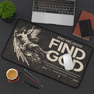 Find God Desk Mat