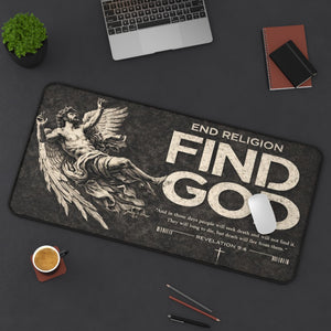 Find God Desk Mat